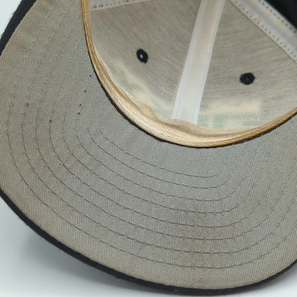 Vintage New Era West Tennessee Diamond Jaxx Hat Snapback Black Cap Made in USA